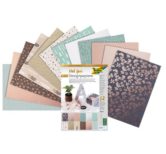 Designpapierblock "Hot Foil"