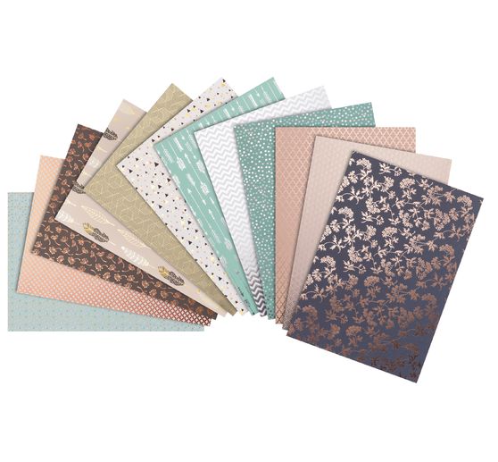 Designpapierblock "Hot Foil"