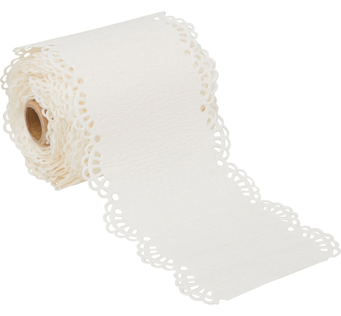 Papier Spitzenbordüre, selbstklebend, 2m - 4,1 cm breit
