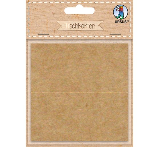 Tischkarten "Kraftkarton"