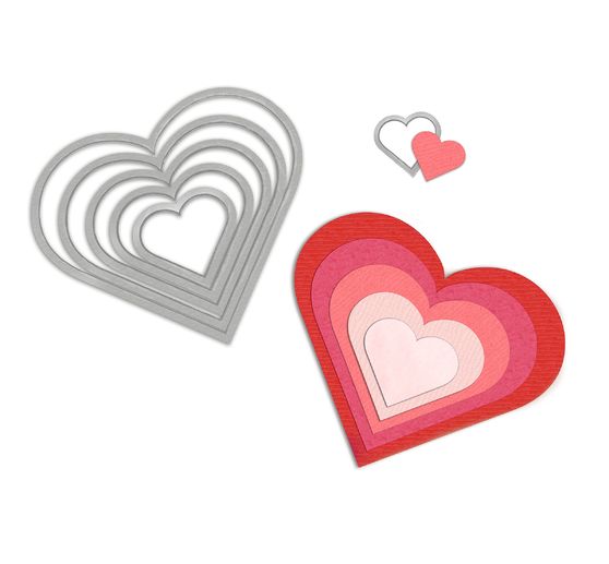 Sizzix Framelits Stanzschablone "Herz"