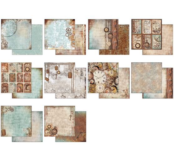 Scrapbook-Block "Clockwise"