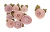 Papierblumen "Rosé", 9er-Set