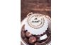 Sticker "with love", mit Goldfolie