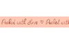 Masking Tape "Packed with Love"