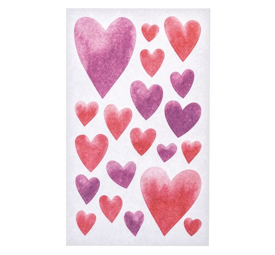 Sticker "Herzen Aquarell"