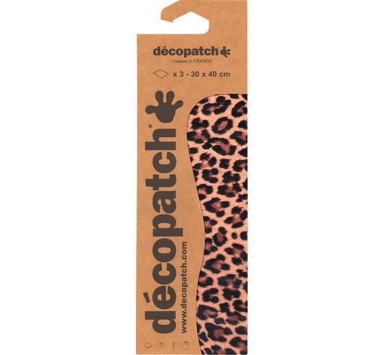 D&eacute;copatch paper "Leopard"