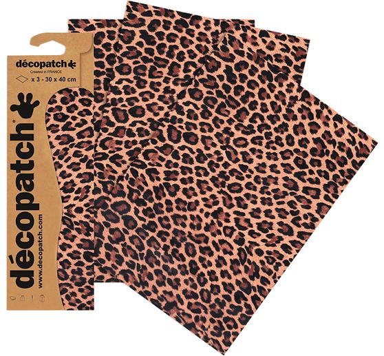 D&eacute;copatch paper "Leopard"