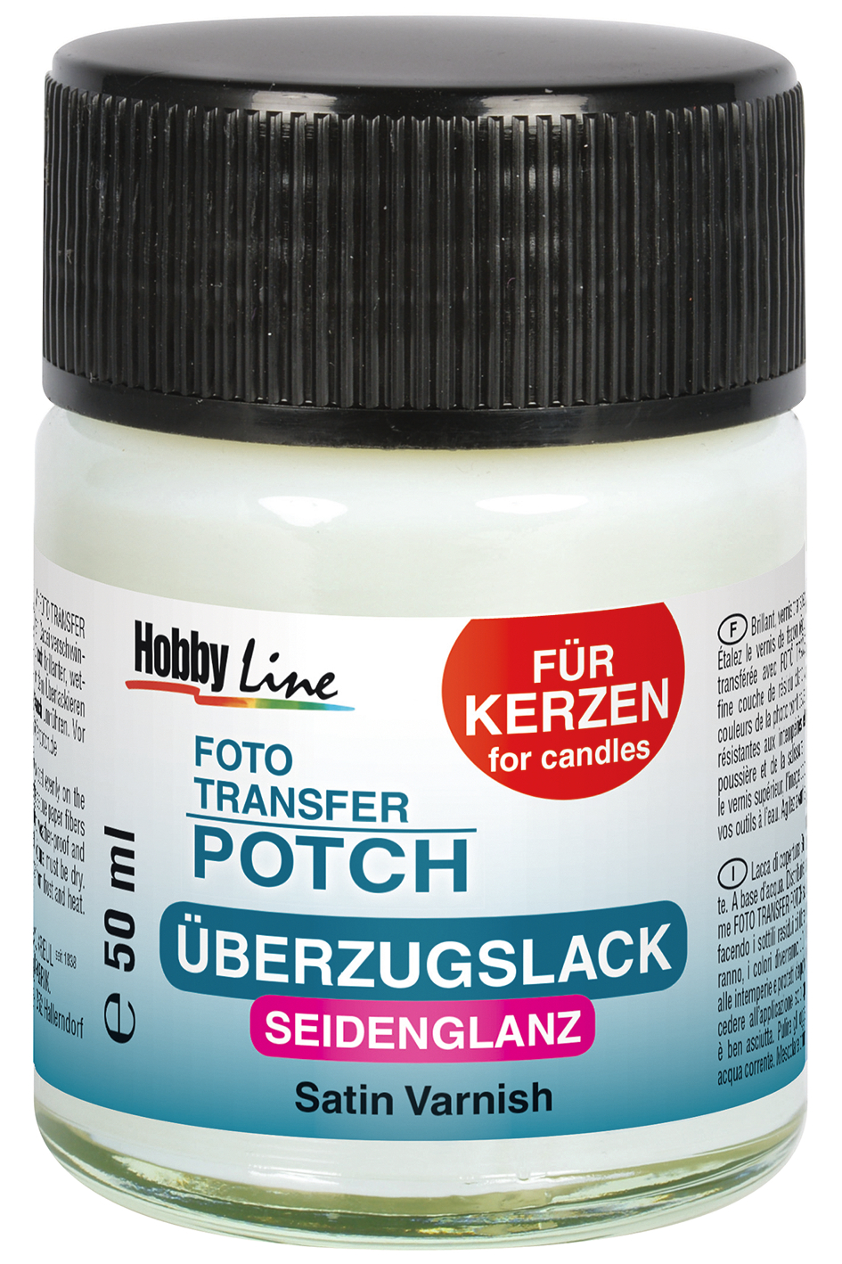 Foto Transfer Potch Kerzenlack Seidenglanz, 50 ml