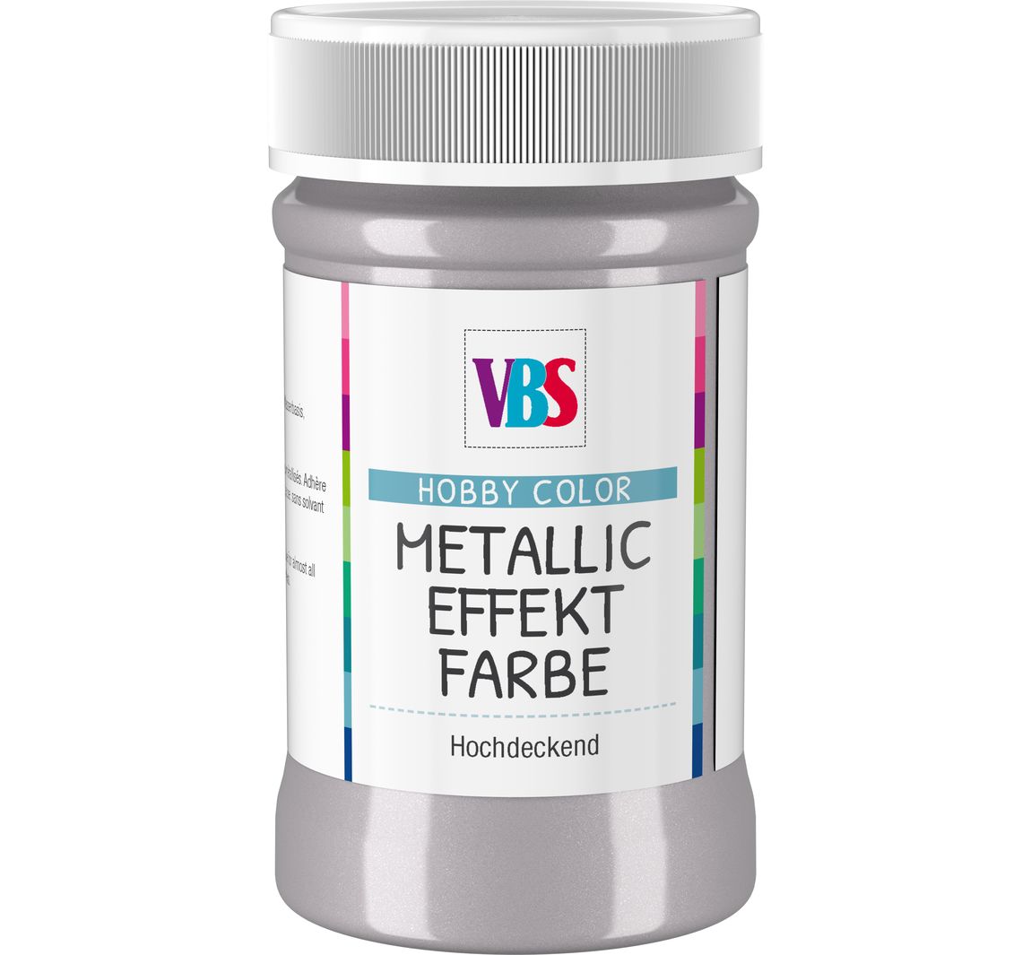 VBS Metallic Effektfarbe, 100 ml - Silber
