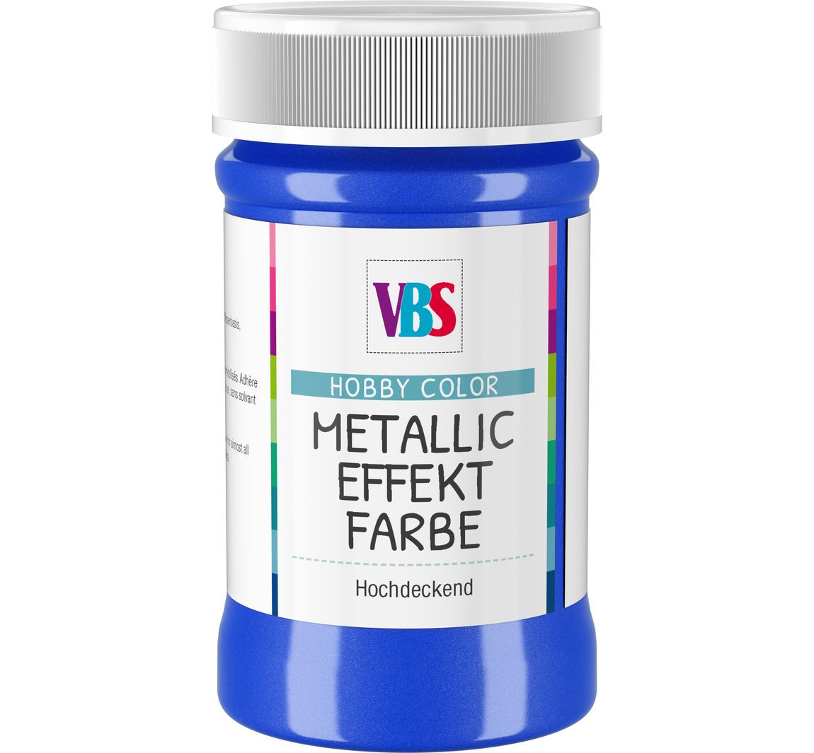 VBS Metallic Effektfarbe, 100 ml - Metallic-Blau