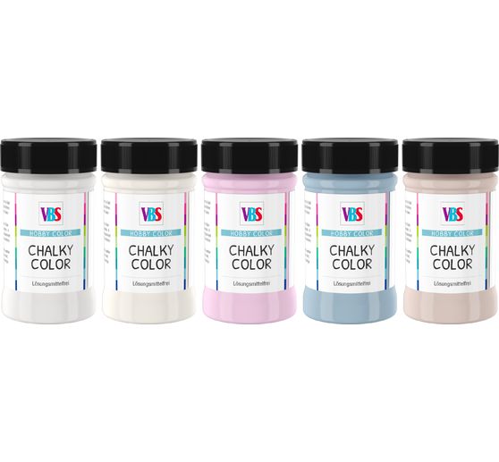 VBS Chalky Color "Chalet", 5er-Set - Kreidefarbe