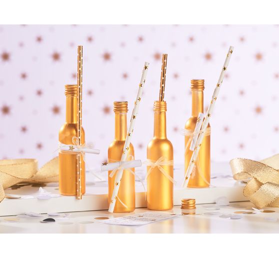 VBS Glasflaschen mit Schraubverschluss, ca. 60 ml, 14 Stück