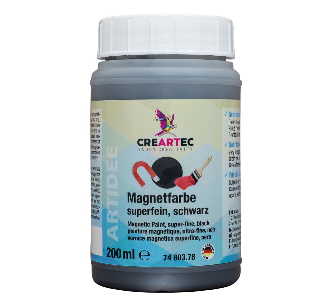 Magnetfarbe superfein - Schwarz