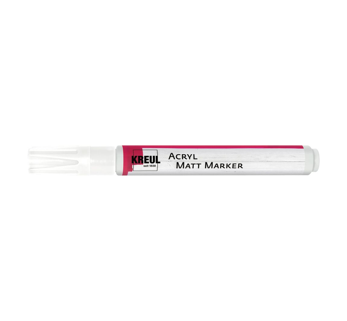 KREUL Acryl Matt Marker medium - Weiß