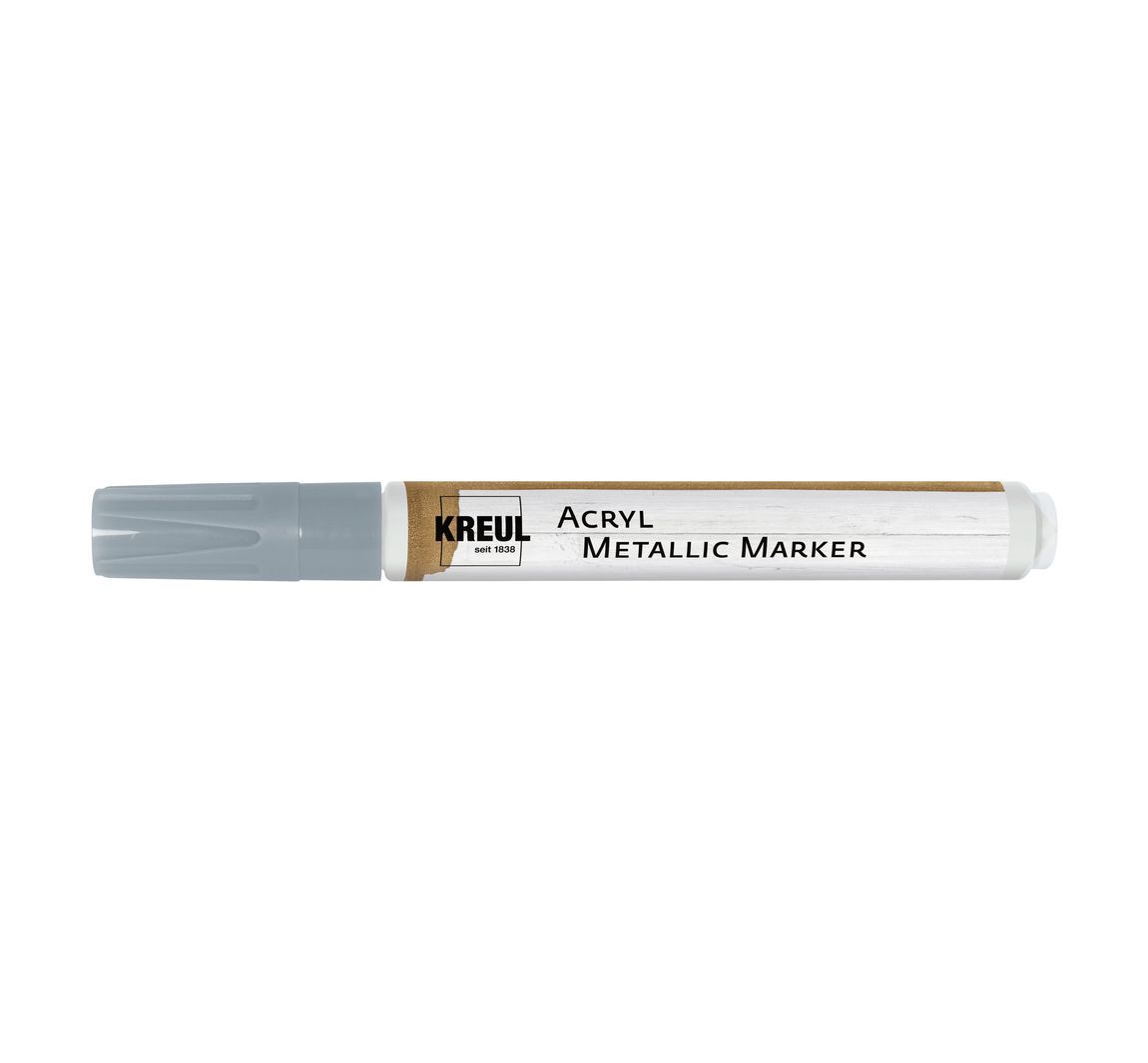 KREUL Acryl Metallic Marker medium - Silber