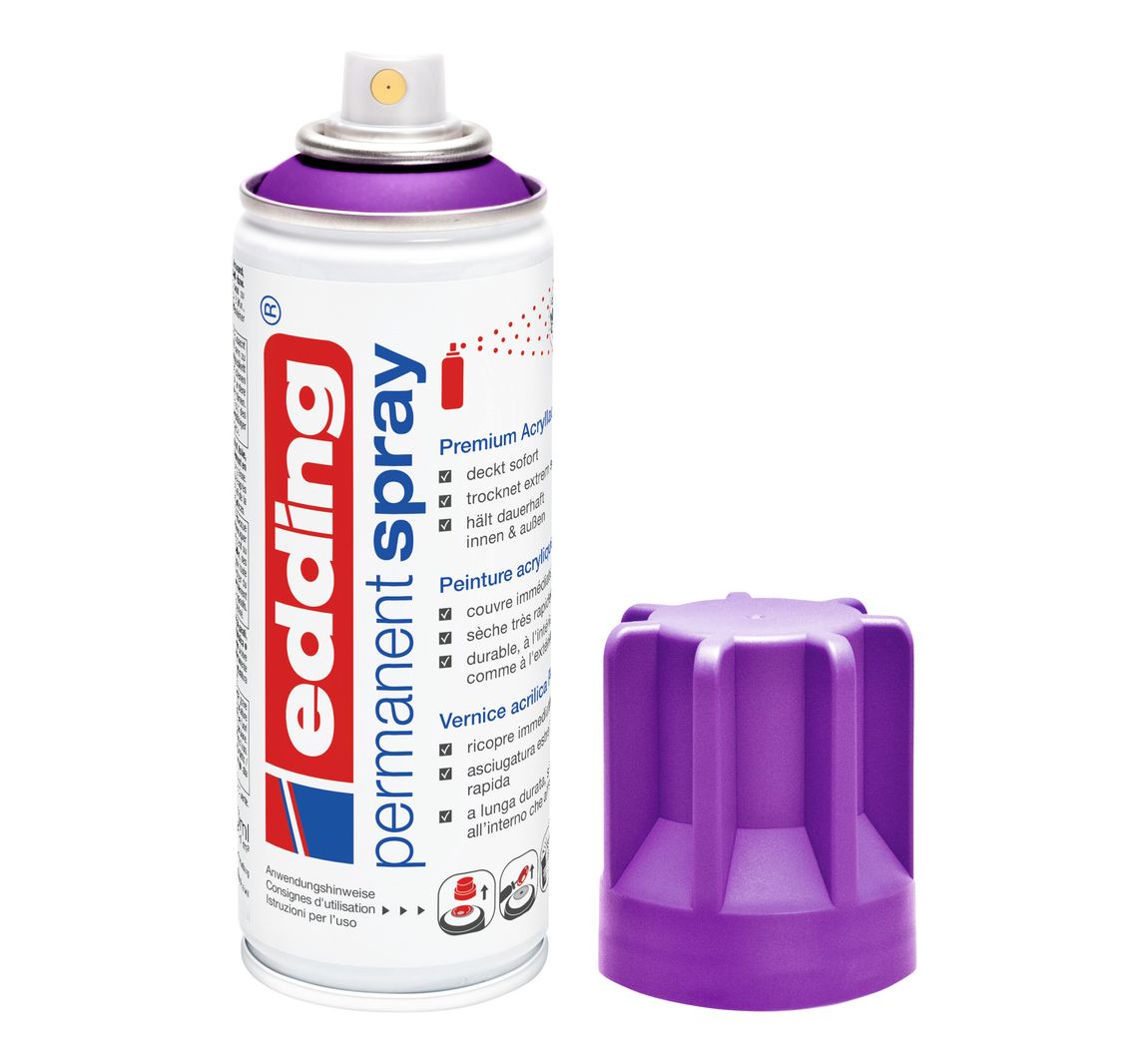 edding 5200 "Permanentspray", Seidenmatt - Beere