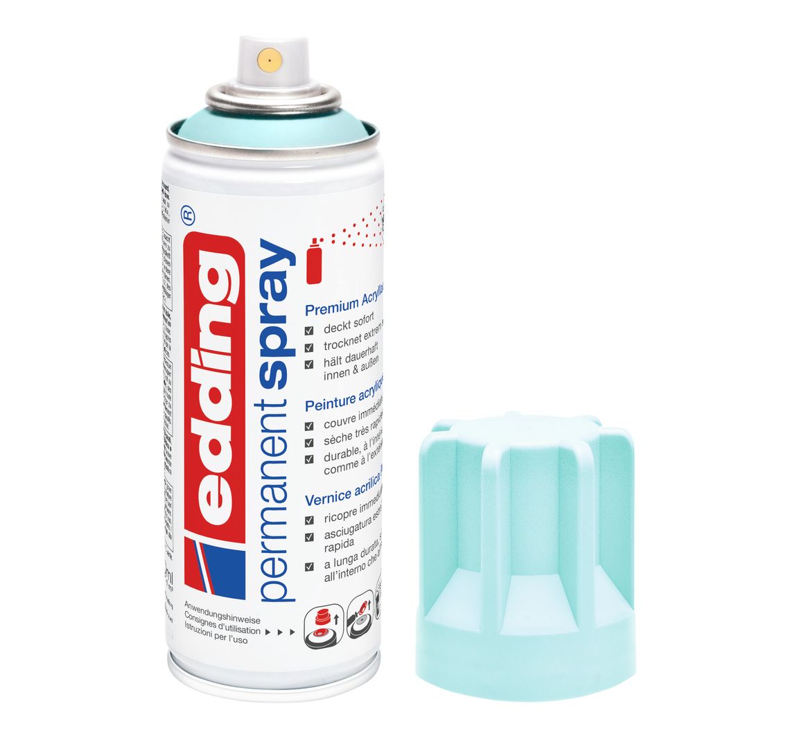 edding 5200 "Permanentspray", Seidenmatt - Pastell-Blau