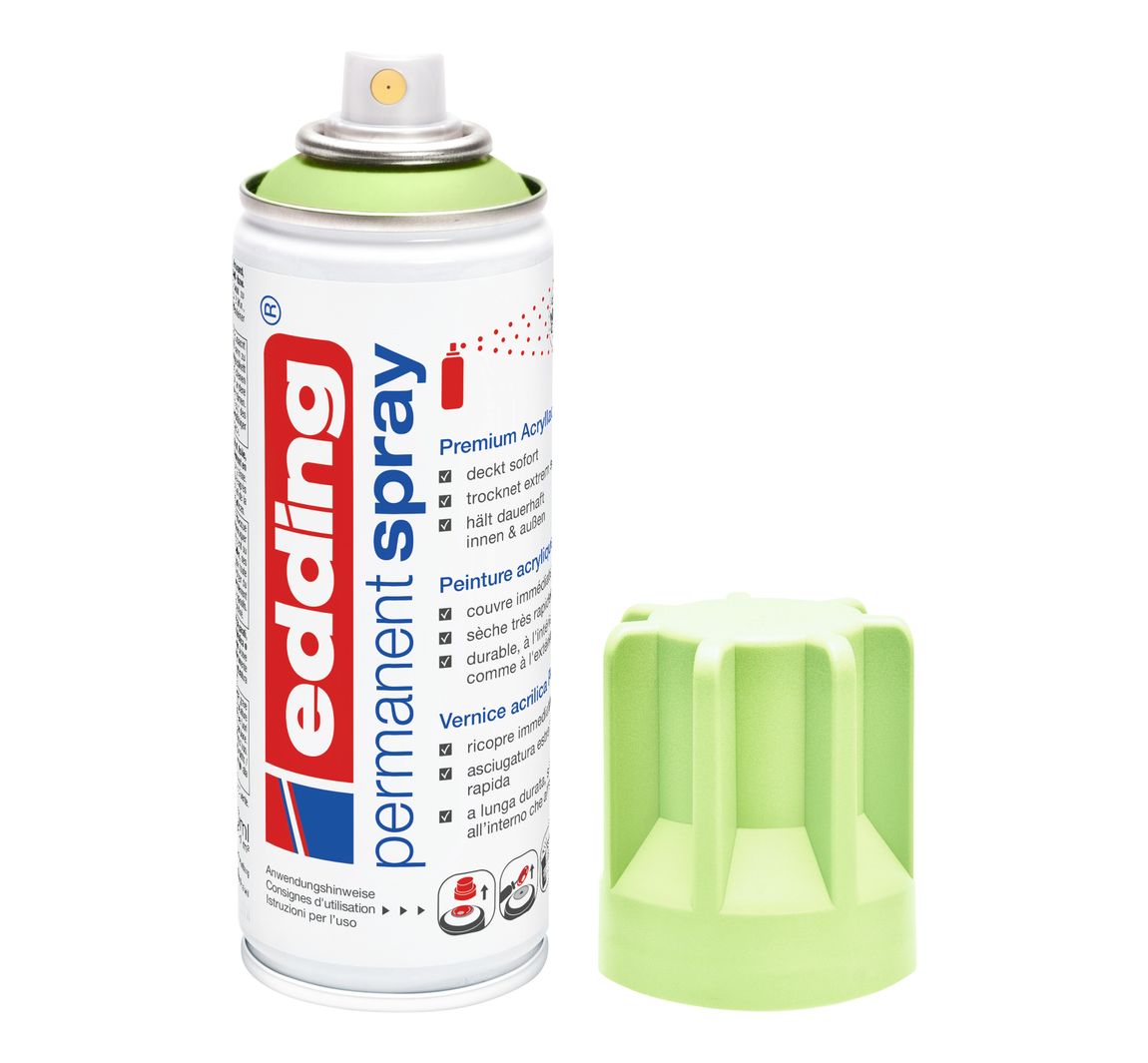 edding 5200 "Permanentspray", Seidenmatt - Pastell-Grün
