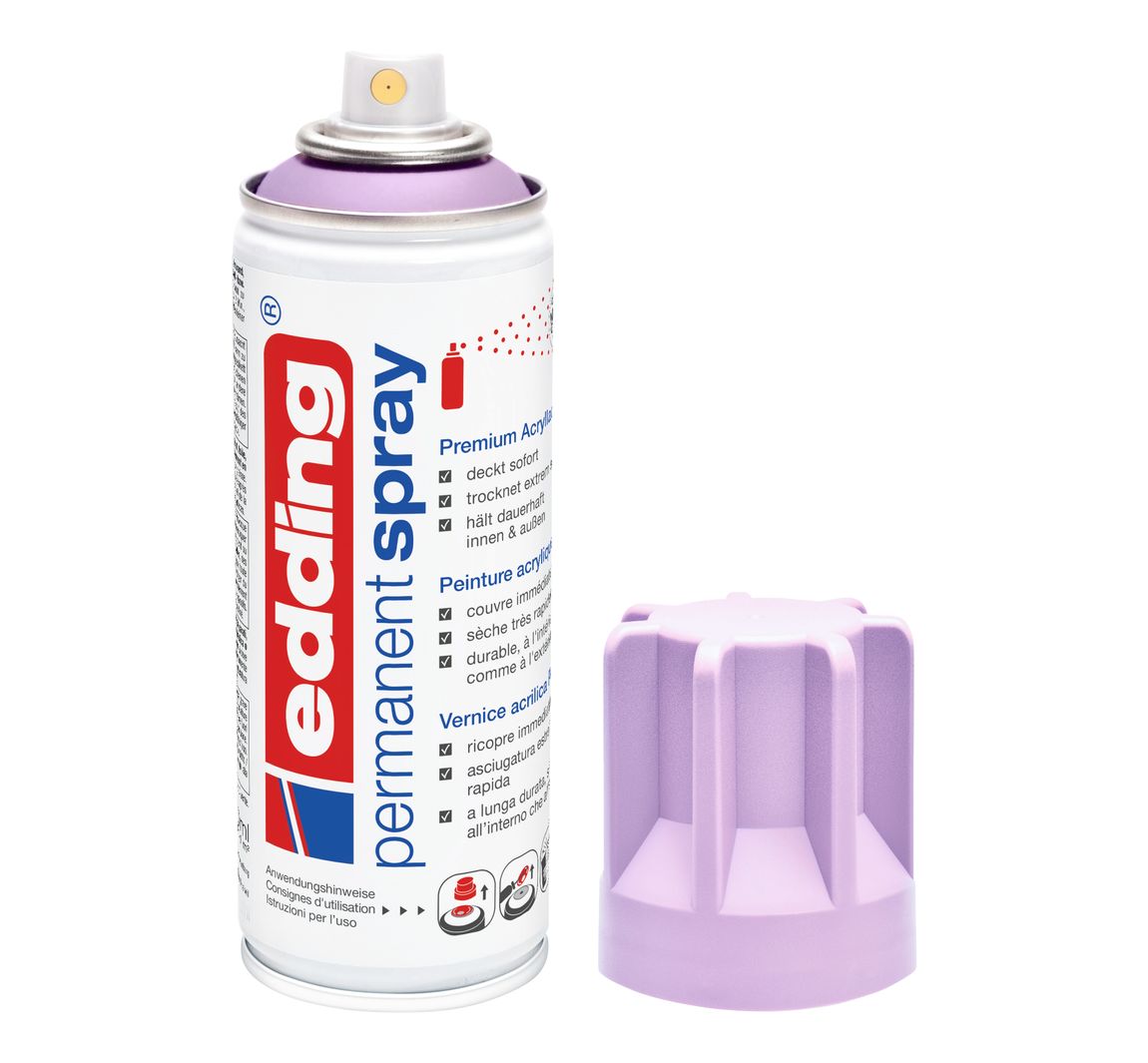 edding 5200 "Permanentspray", Seidenmatt - Licht Lavendel