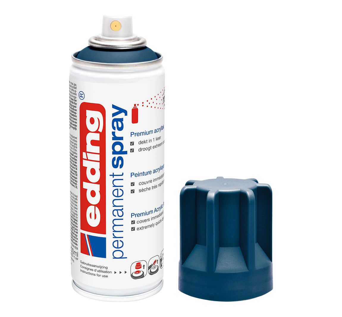 edding 5200 "Permanentspray", Seidenmatt - Elegant Nachtblau