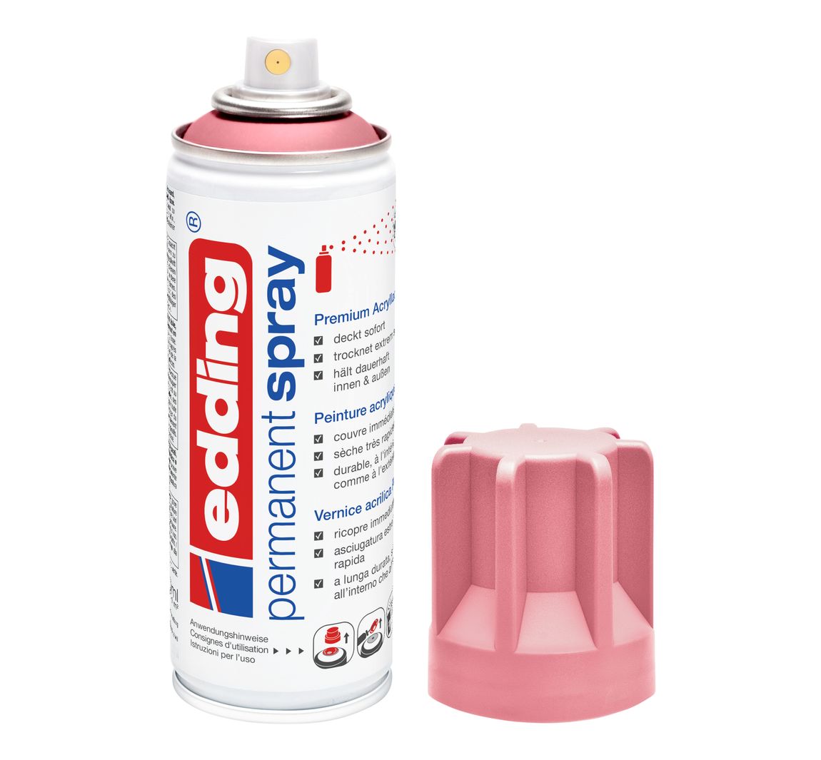 edding 5200 "Permanentspray", Seidenmatt - Edel Mauve