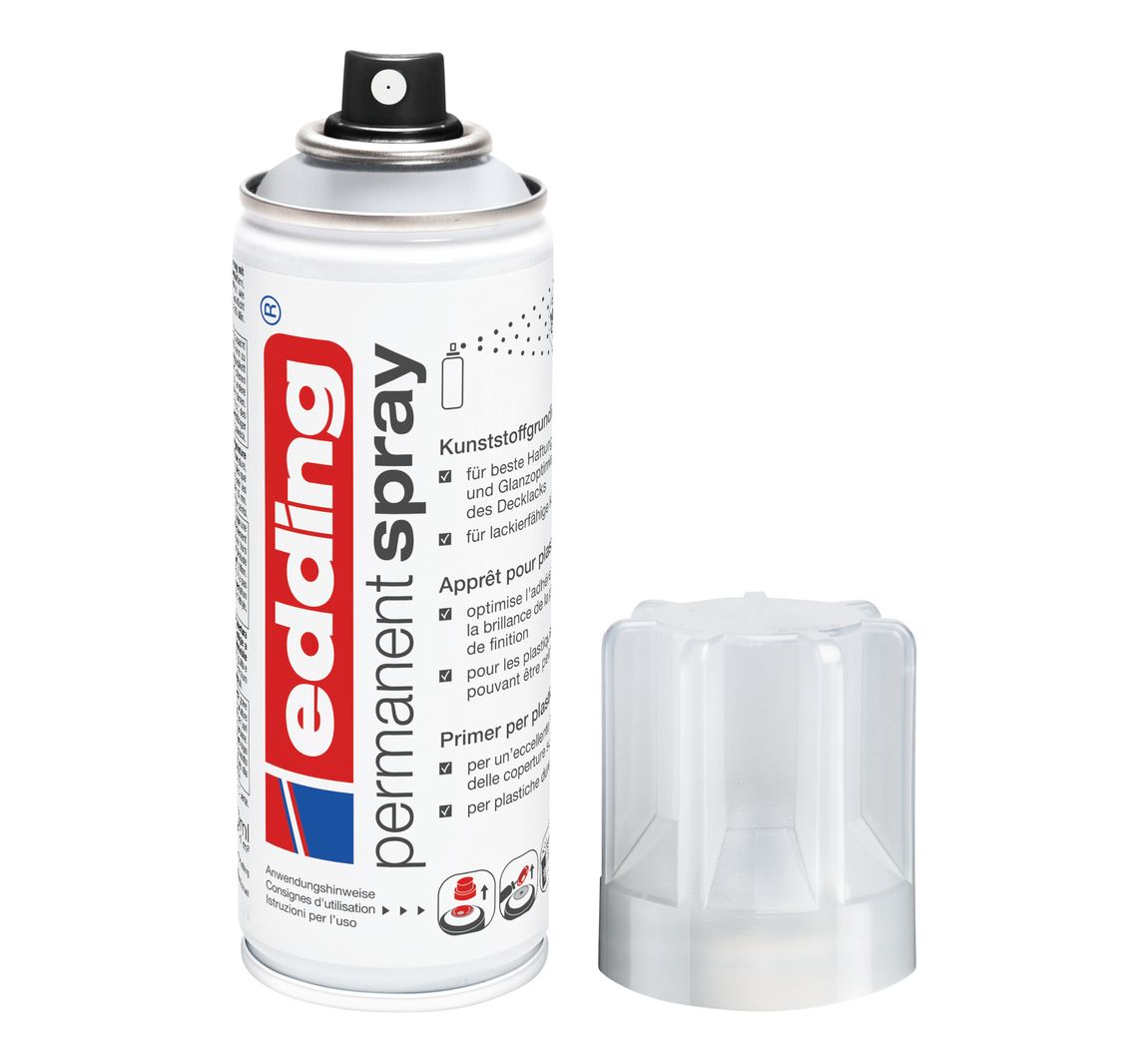 edding 5200 "Permanentspray", Grundierung - Kunststoff