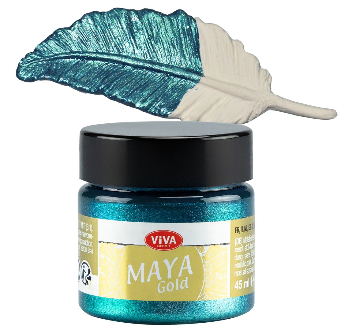 Viva Decor Maya Gold, 45ml - Türkis