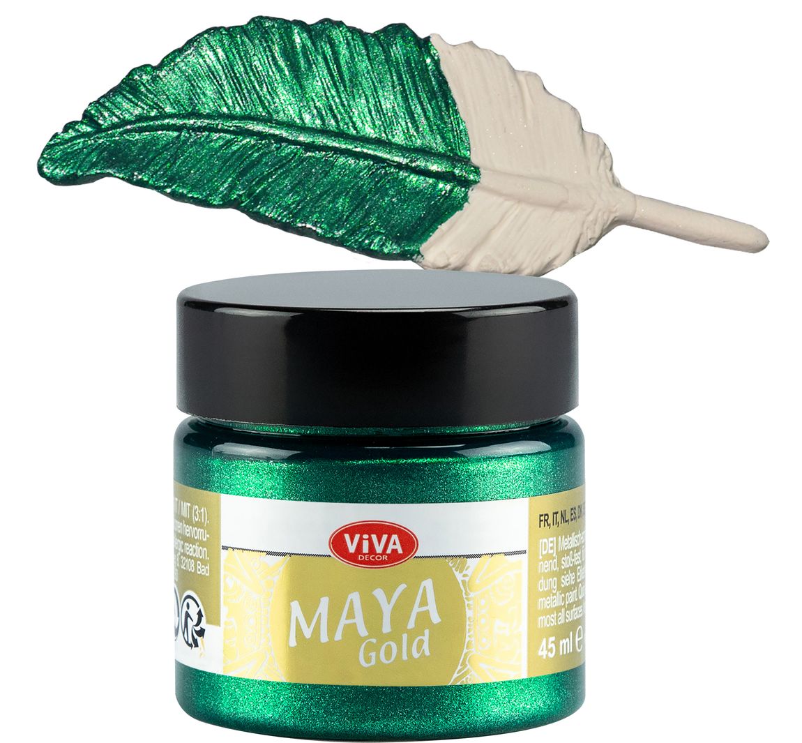 Viva Decor Maya Gold, 45ml - Smaragd