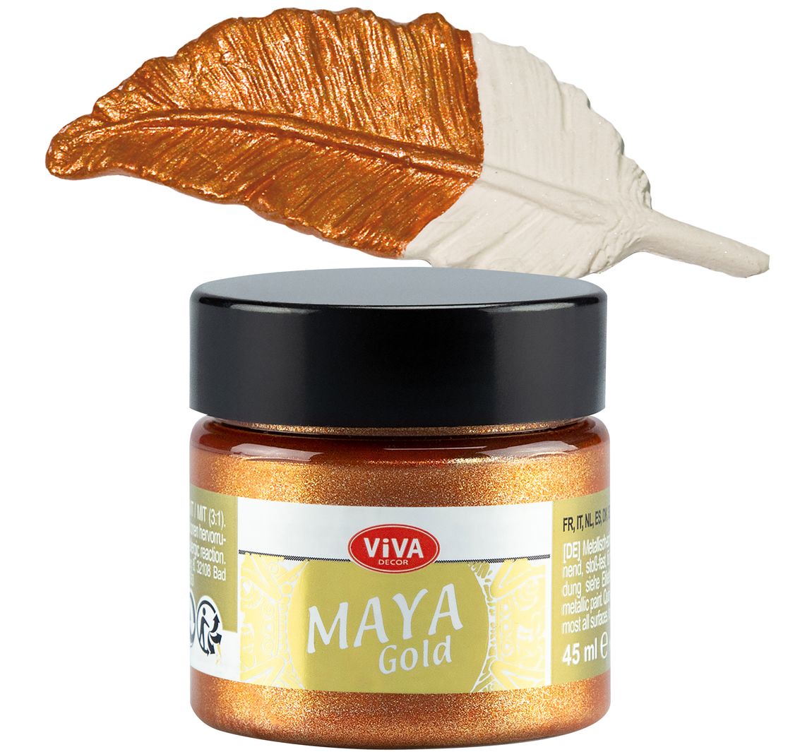 Viva Decor Maya Gold, 45ml - Orangegold