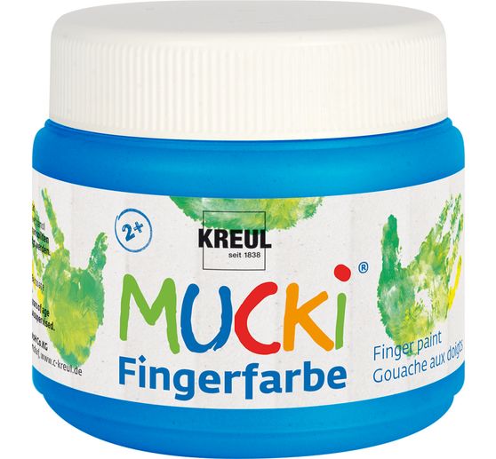 MUCKI Fingerfarbe, 4er-Set, à 150 ml