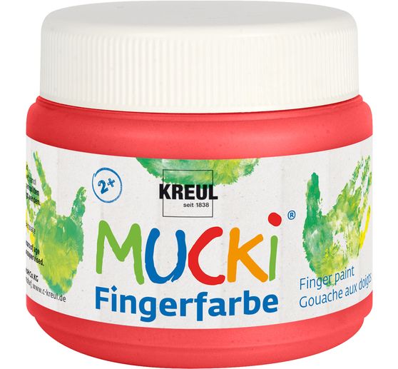 MUCKI Fingerfarbe, 4er-Set, à 150 ml