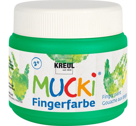 MUCKI Fingerfarbe, 4er-Set, à 150 ml
