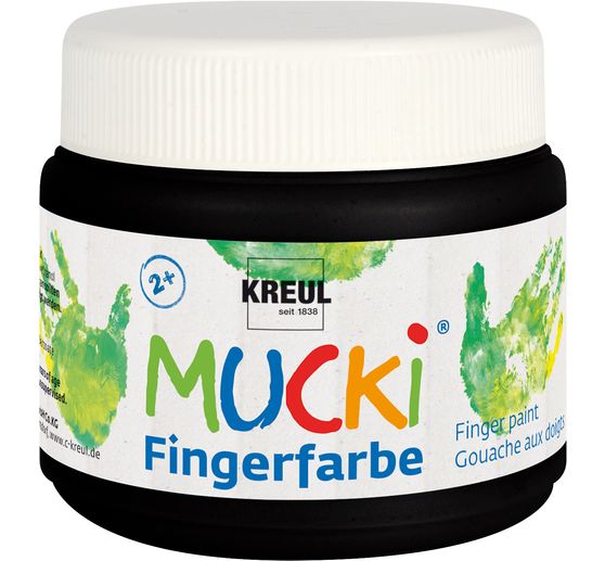 MUCKI Fingerfarbe, 6er-Set, à 150 ml