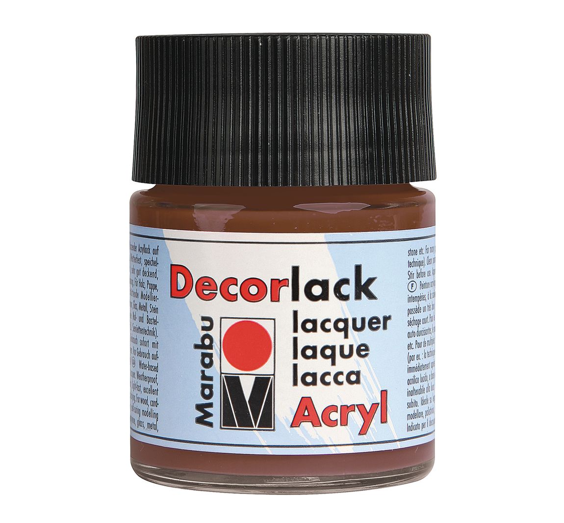 Marabu Decorlack, 50ml - Mittelbraun