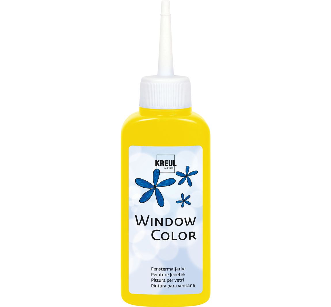 Kreul Window Color, 80 ml - Sonnengelb