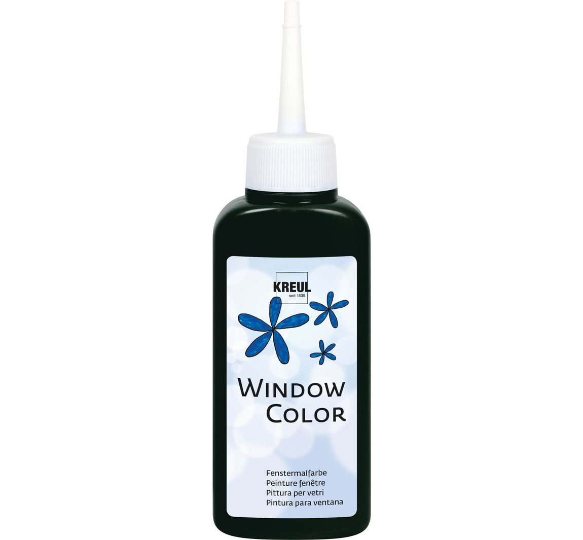 Kreul Window Color, 80 ml - Schwarz