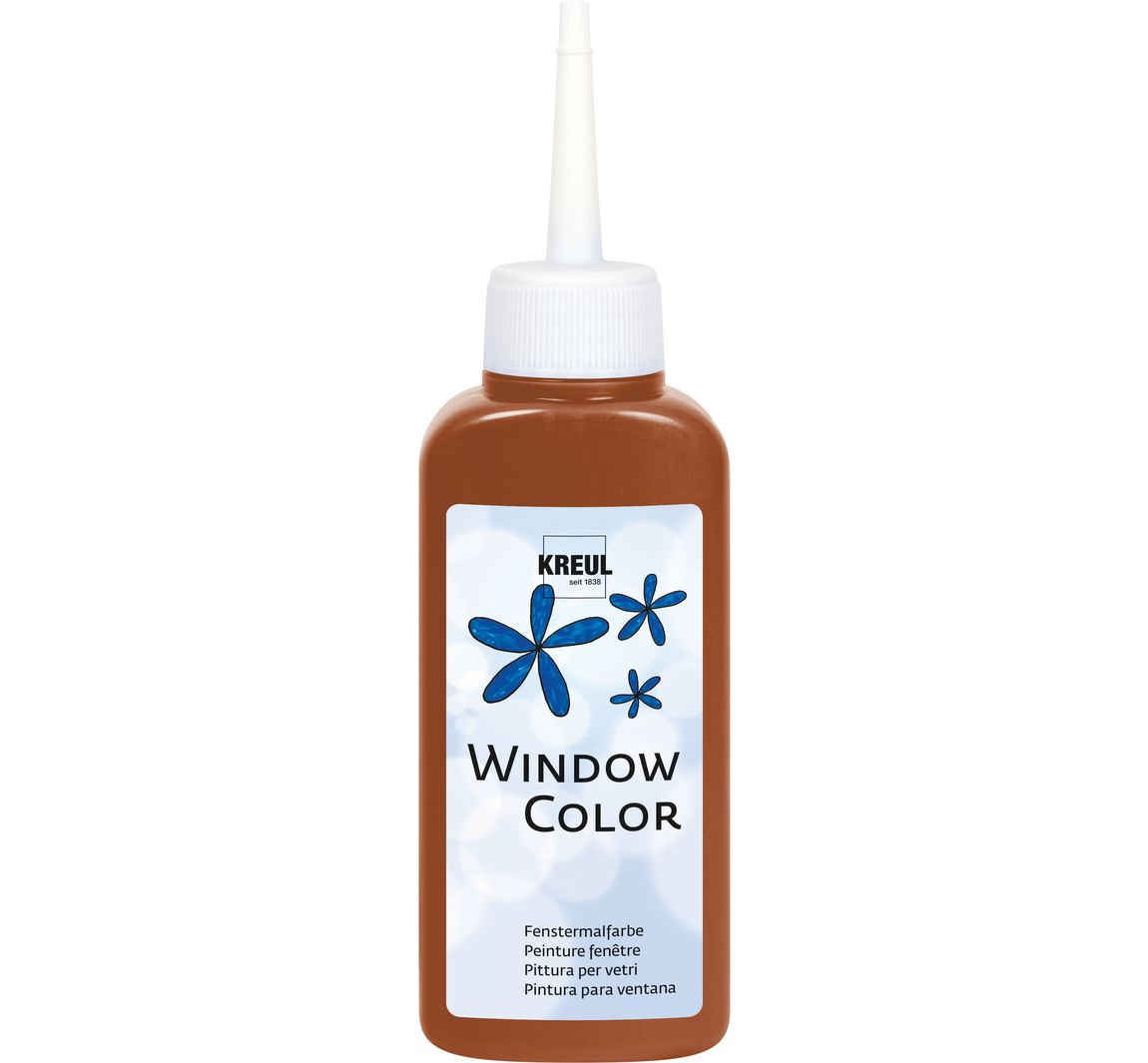 Kreul Window Color, 80 ml - Hellbraun