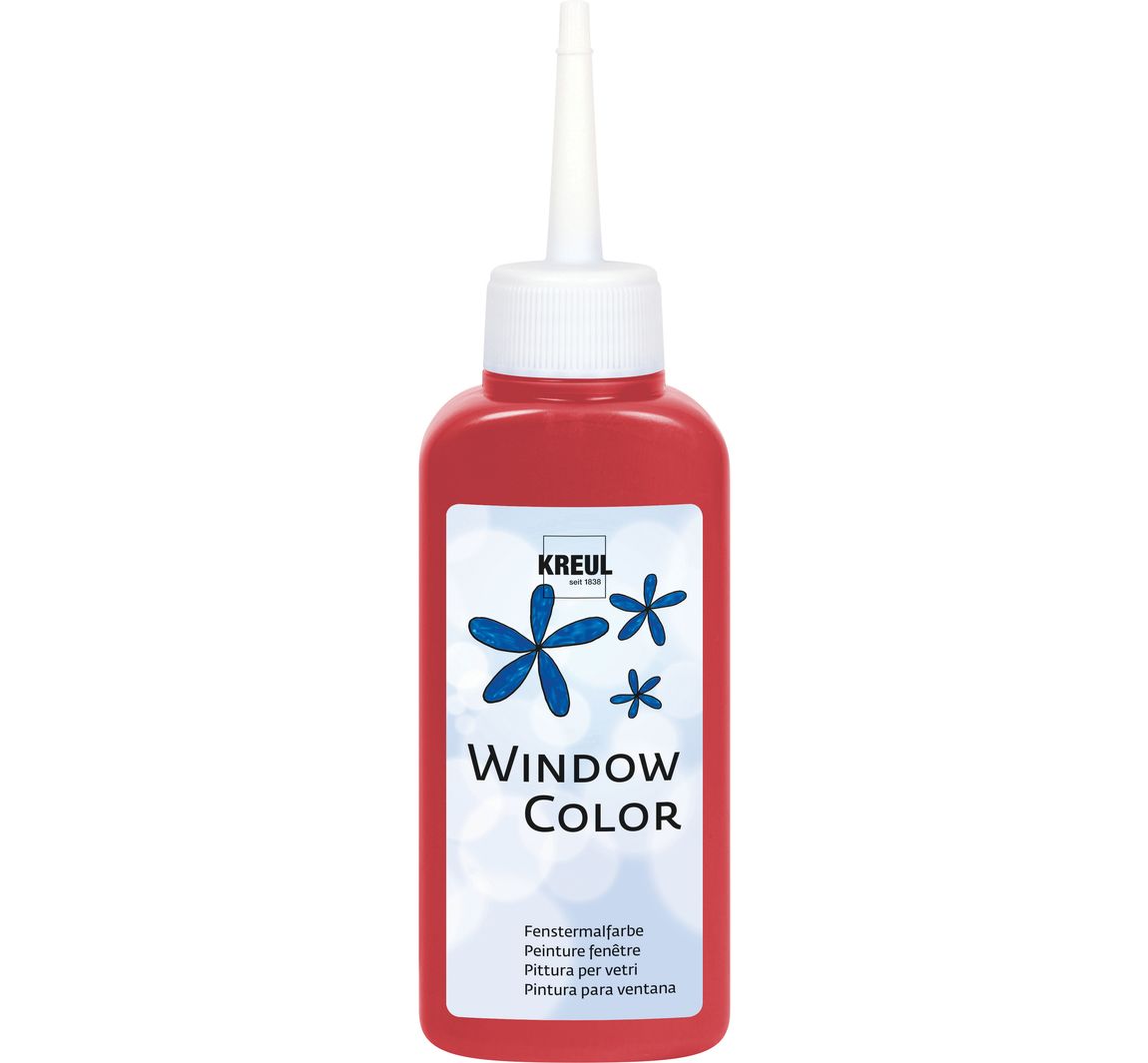 Kreul Window Color, 80 ml - Dunkelrot