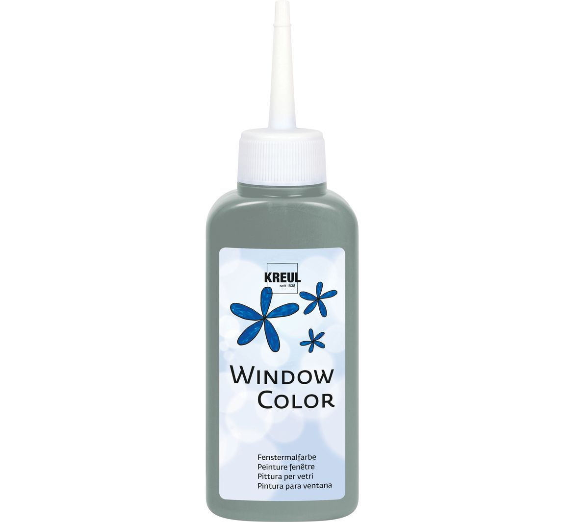 Kreul Window Color, 80 ml - Mausgrau