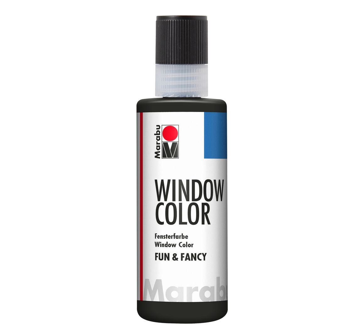 Marabu fun & fancy Konturenfarbe, 80 ml - Schwarz