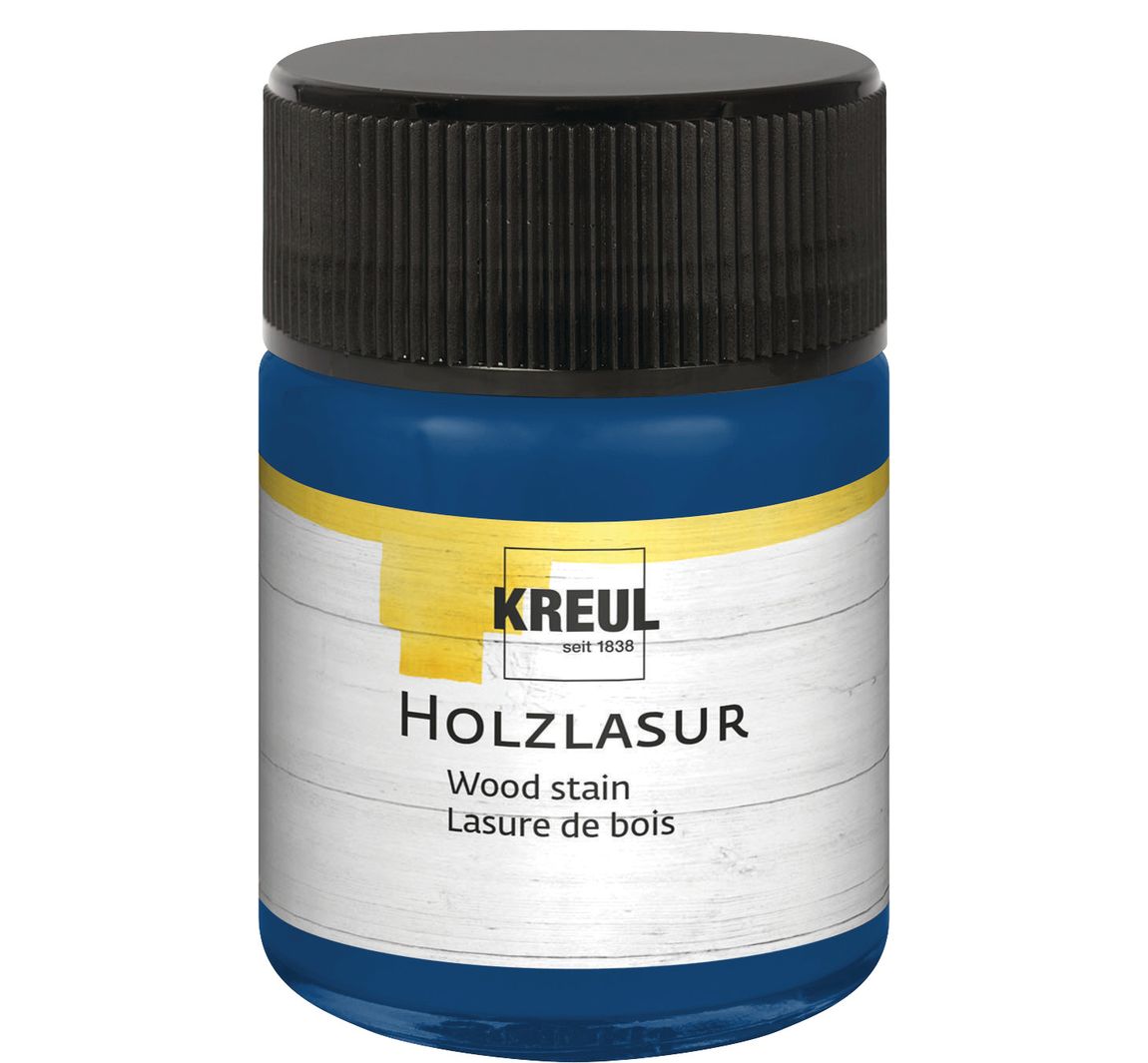 Holzlasur, 50 ml - Ultramarin