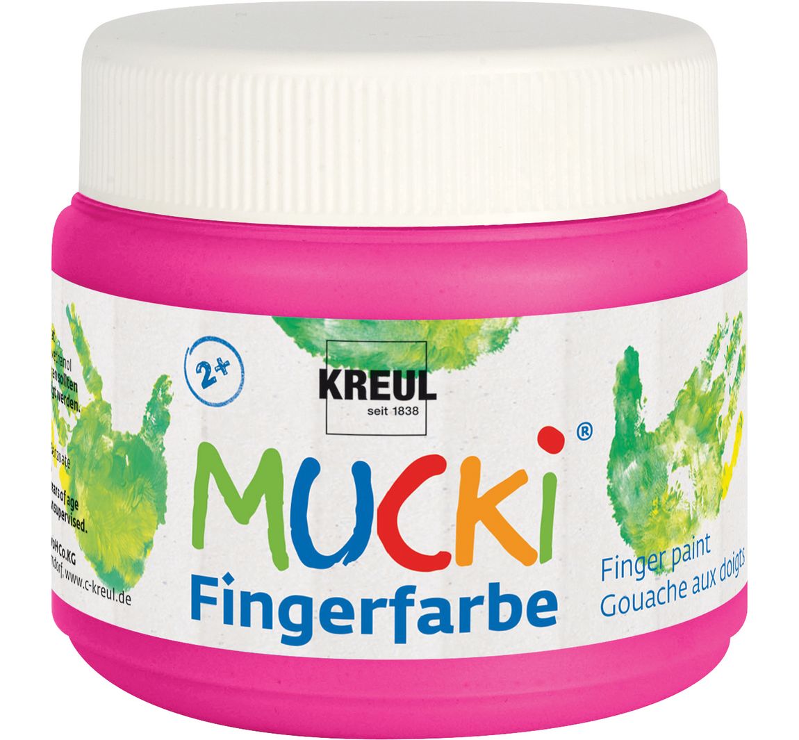 MUCKI Fingerfarbe, 150 ml - Pink