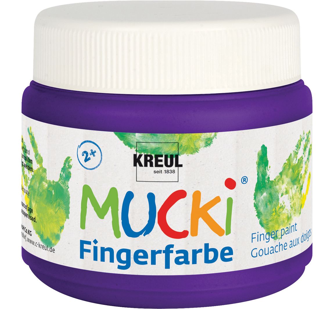 MUCKI Fingerfarbe, 150 ml - Violett