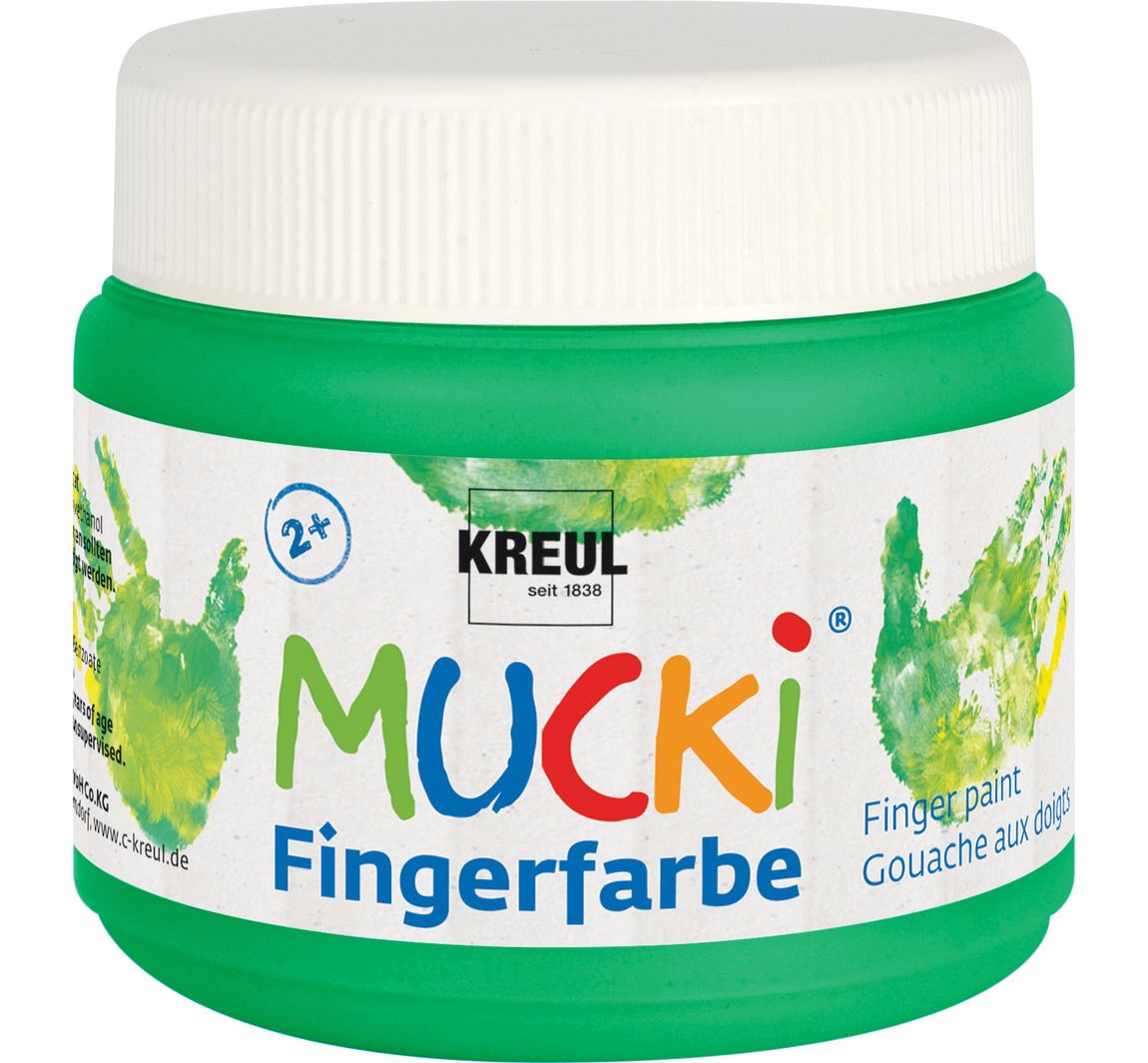 MUCKI Fingerfarbe, 150 ml - Grün