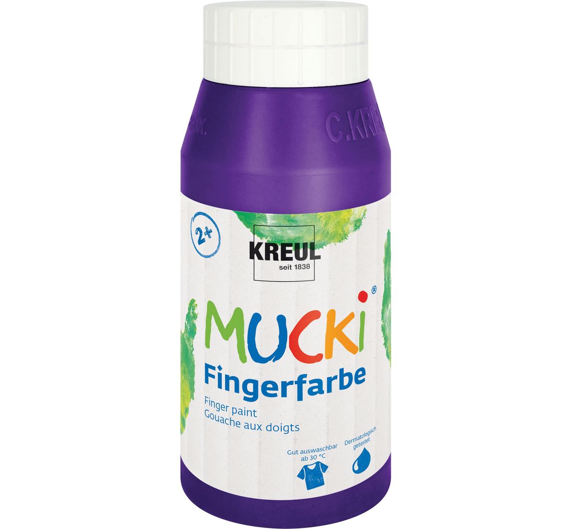 MUCKI Fingerfarbe, 750 ml - Violett