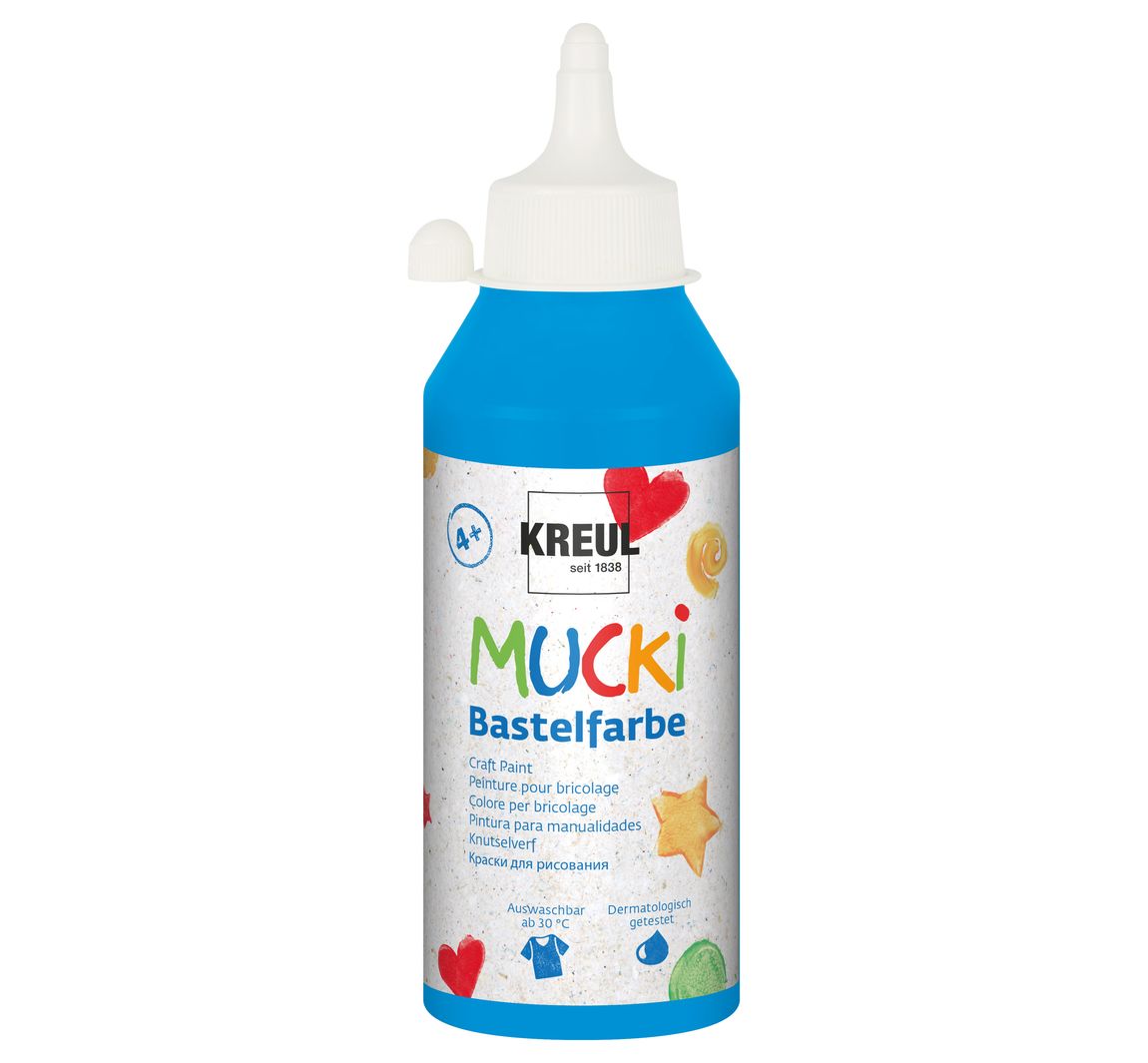 MUCKI Bastelfarbe, 250 ml - Blau