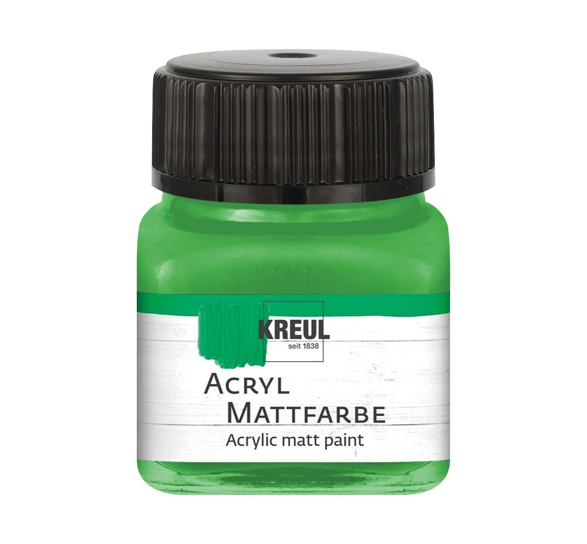 KREUL Acryl Mattfarbe, 20 ml - Hellgrün