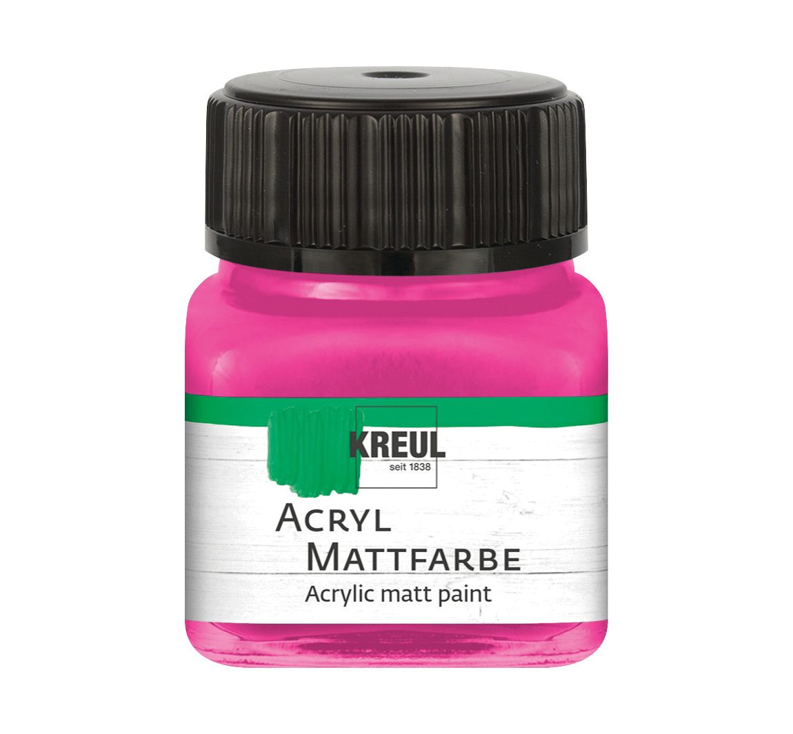 KREUL Acryl Mattfarbe, 20 ml - Pink