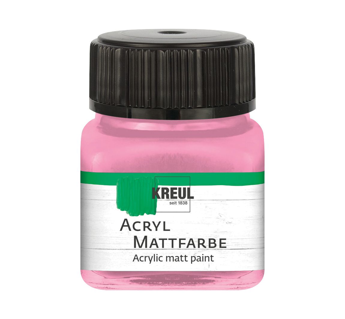 KREUL Acryl Mattfarbe, 20 ml - Himbeere